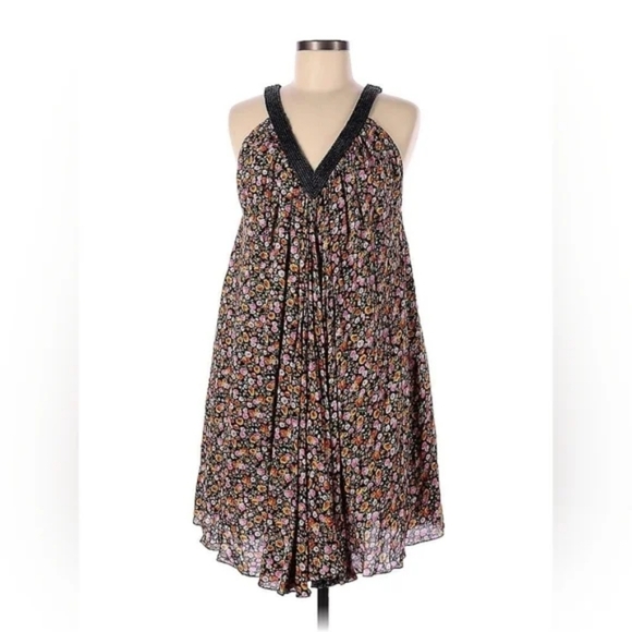 Azeeza Silk Beaded Tent Dress - Size M - NWT - Picture 4 of 4